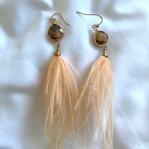 Feather earrings